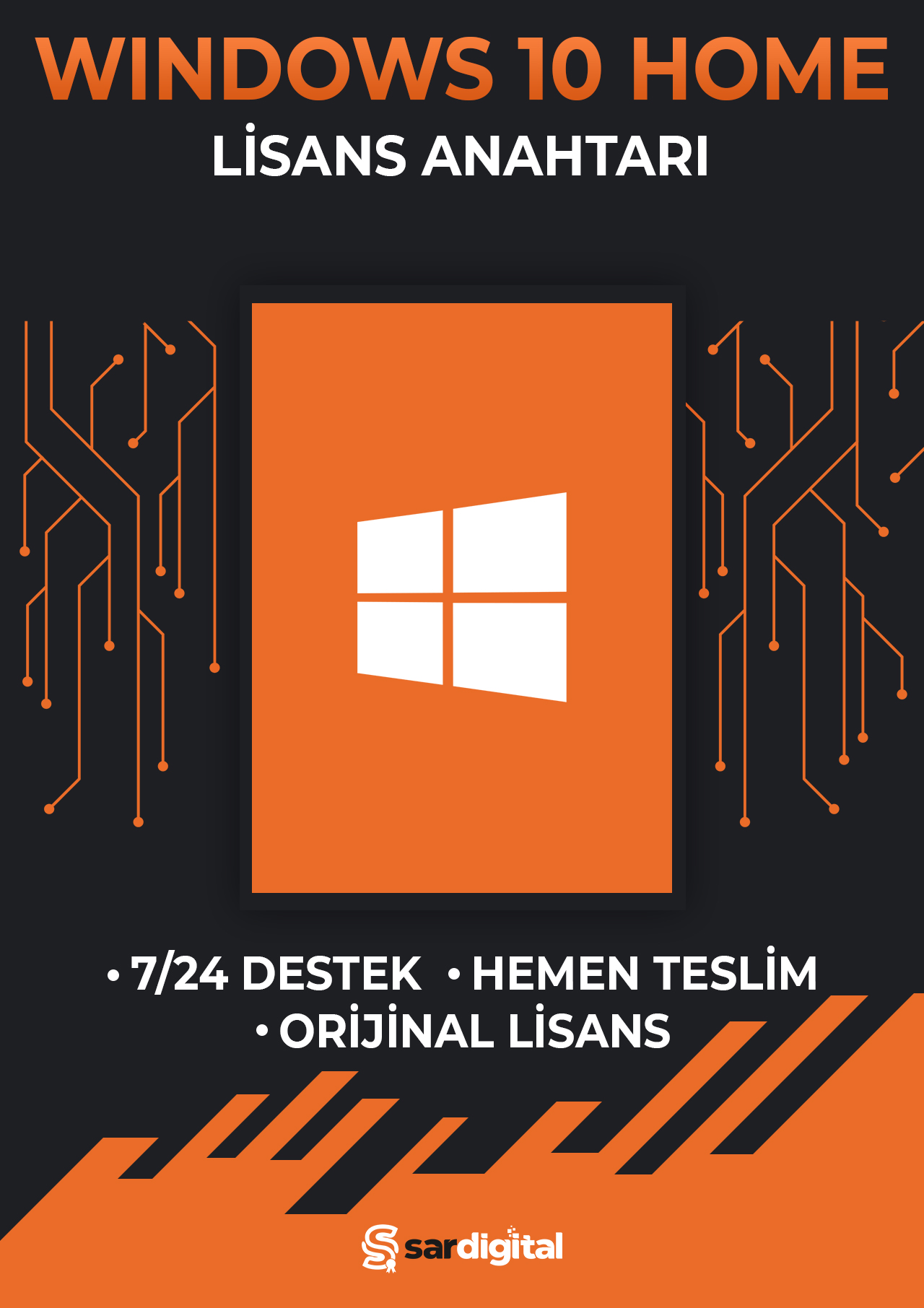 Windows 10 Home Dijital Lisans Anahtarı