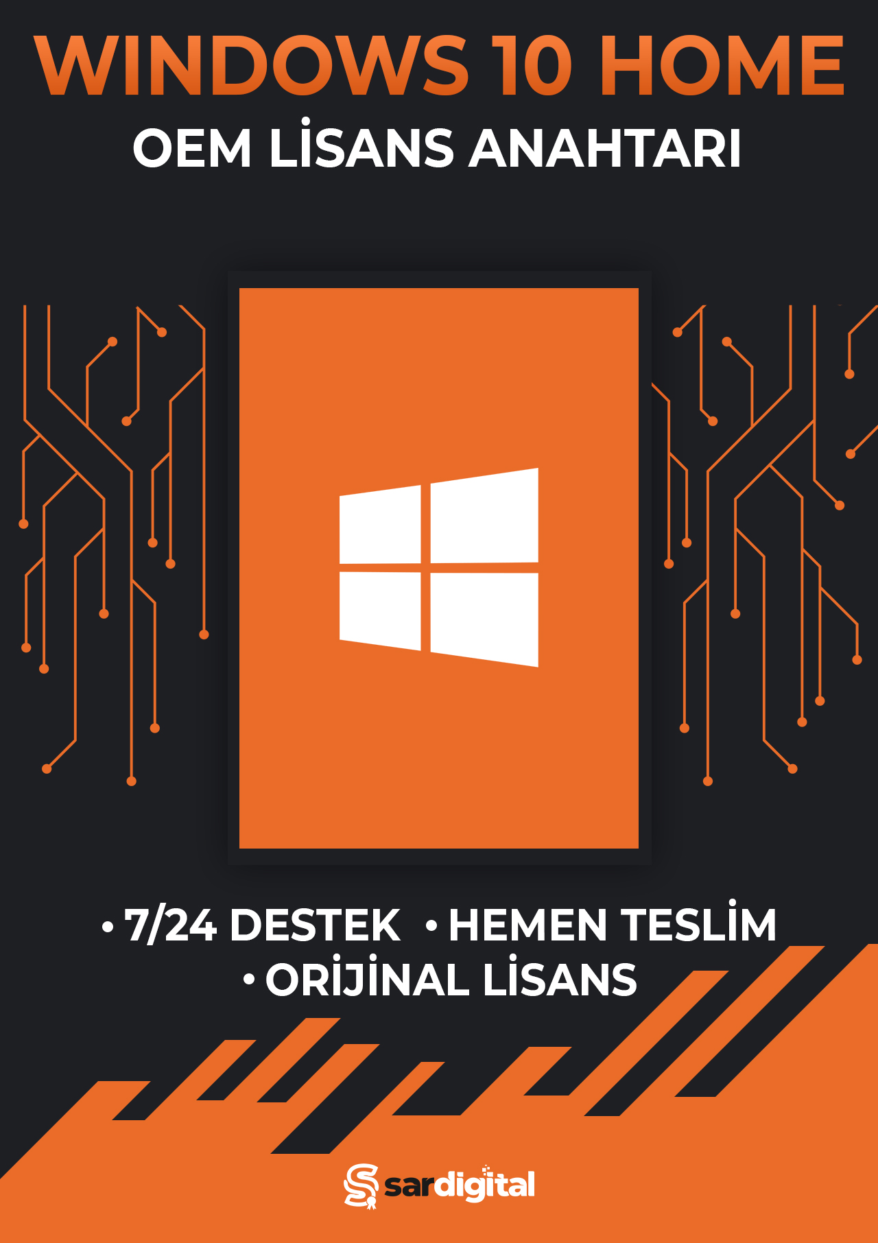 Windows 10 Home Oem Dijital Lisans Anahtarı