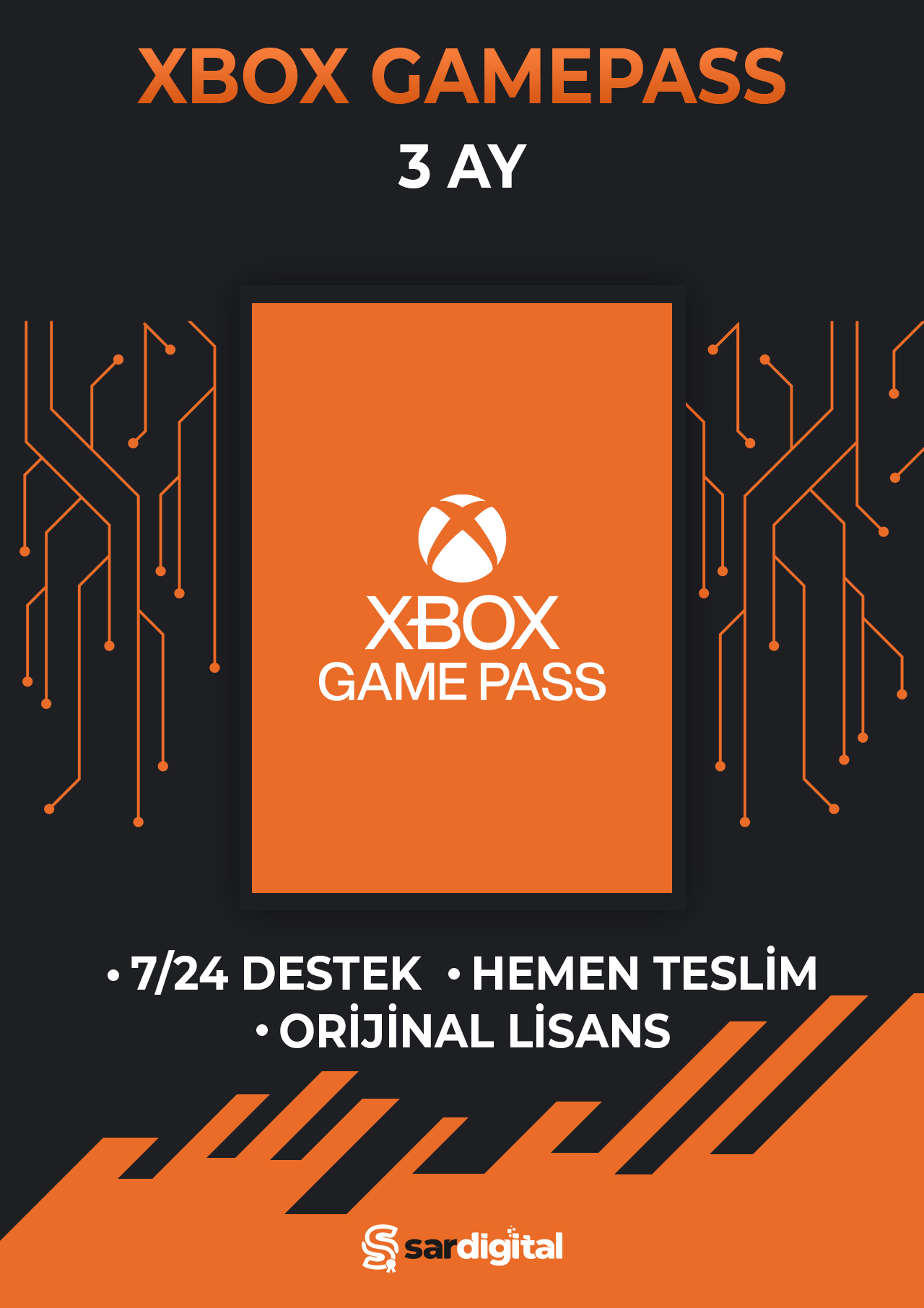  3 Aylık Xbox Gamepass Kod